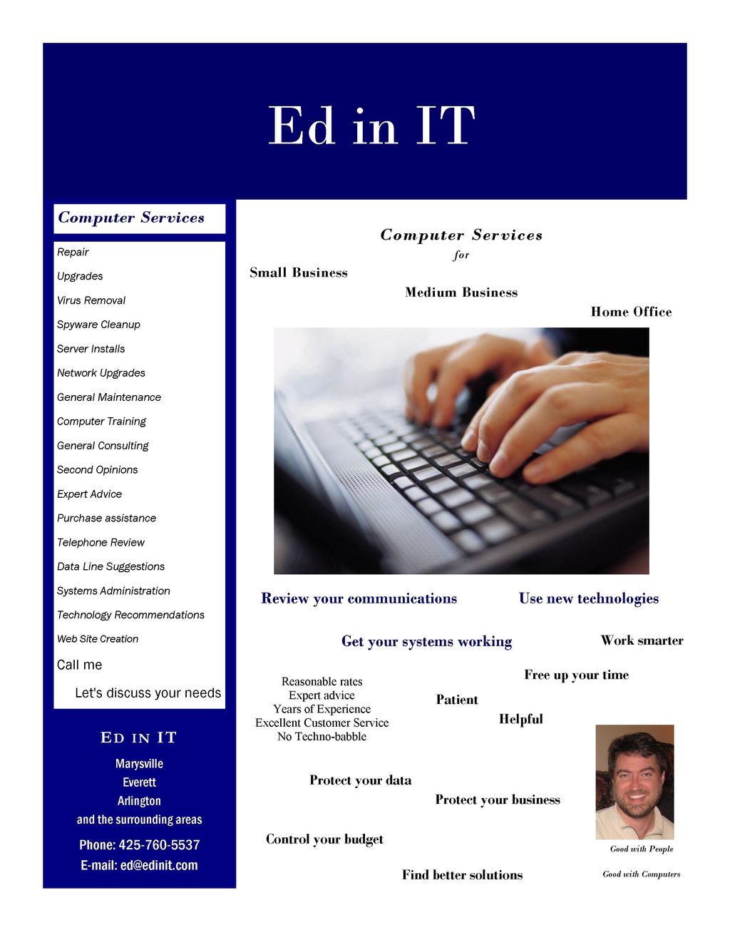 Ed in IT flyer
