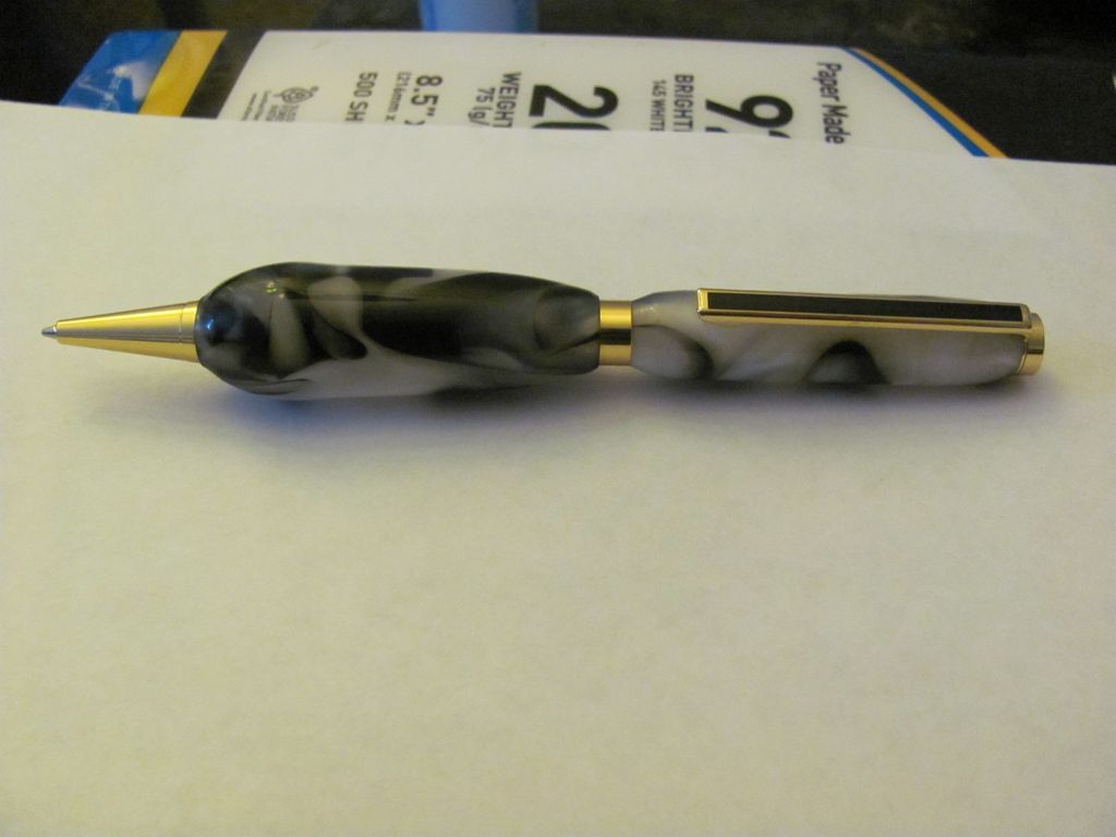 An acrylic pen I turned for a give away on my Face