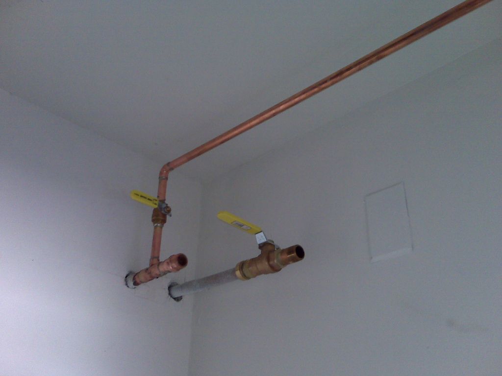 Reroute tie in for slab leak