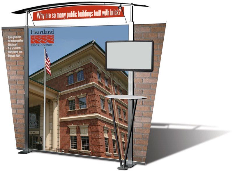 10' modular tradeshow display