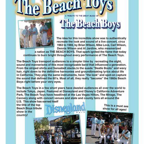 The Beach Toys are always huge hit at venues and e