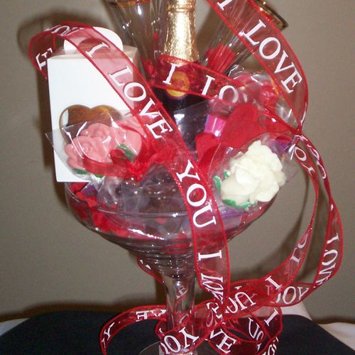 A Gift You Can Enjoy Together! Filled w/ Champagne