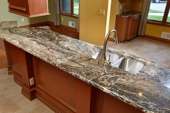 Granite Counterops and Stainless Sink