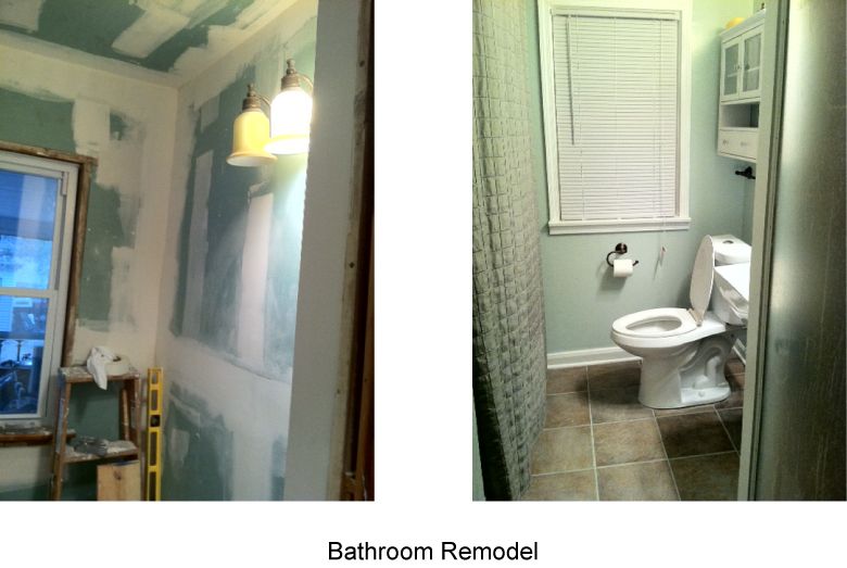 Bath during and after