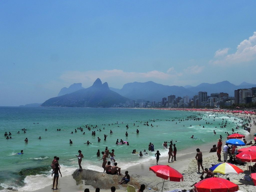 Ipanema Beach in Rio de Janeiro, December, 2010 ("