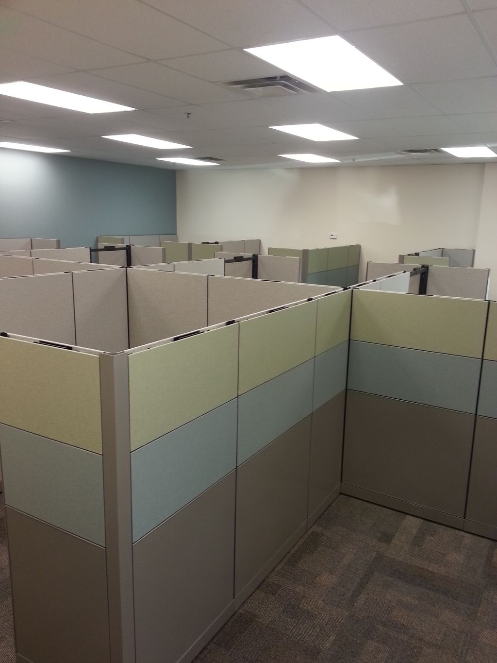 Tiles and trim of cubicals