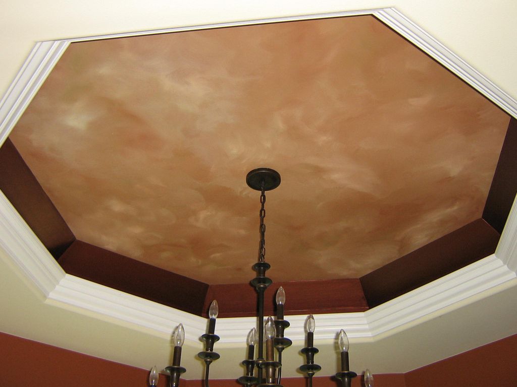 Faux Finish Tray Ceiling