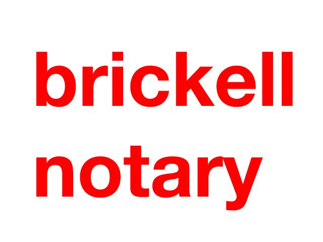 Brickell Notary