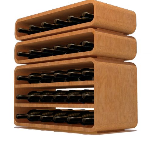 M Series  M-3
Modular wine cabinetry. Unique stack