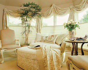 Living Room pic of Draperies and Furniture