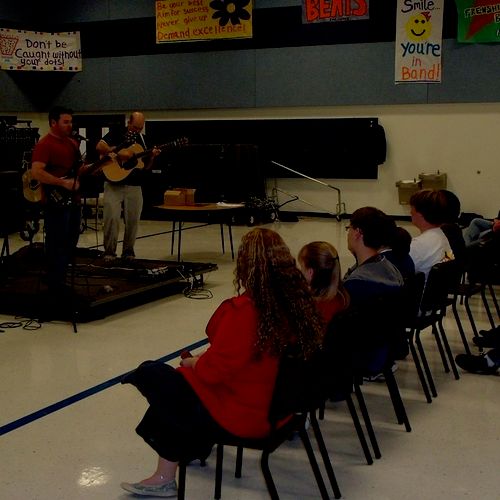 High School music clinic in Lubbock, Texas