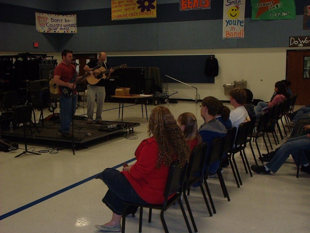 High School music clinic in Lubbock, Texas