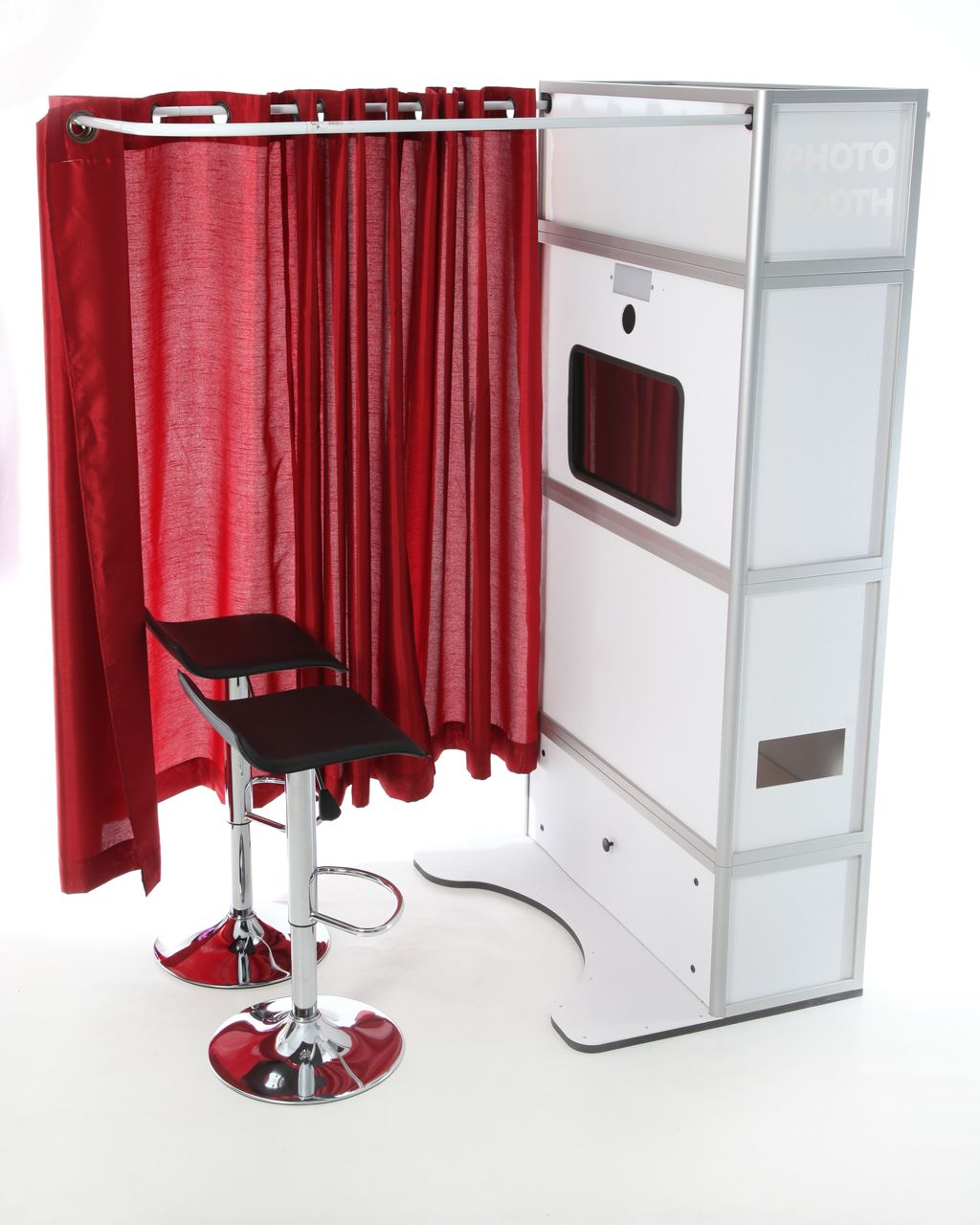 The Photo Booth is the classic enclosed photo boot