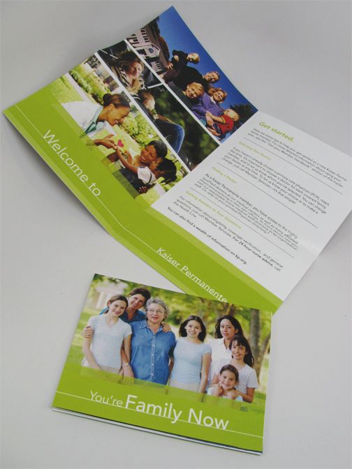 Kaiser Permanente Foldable Mailer