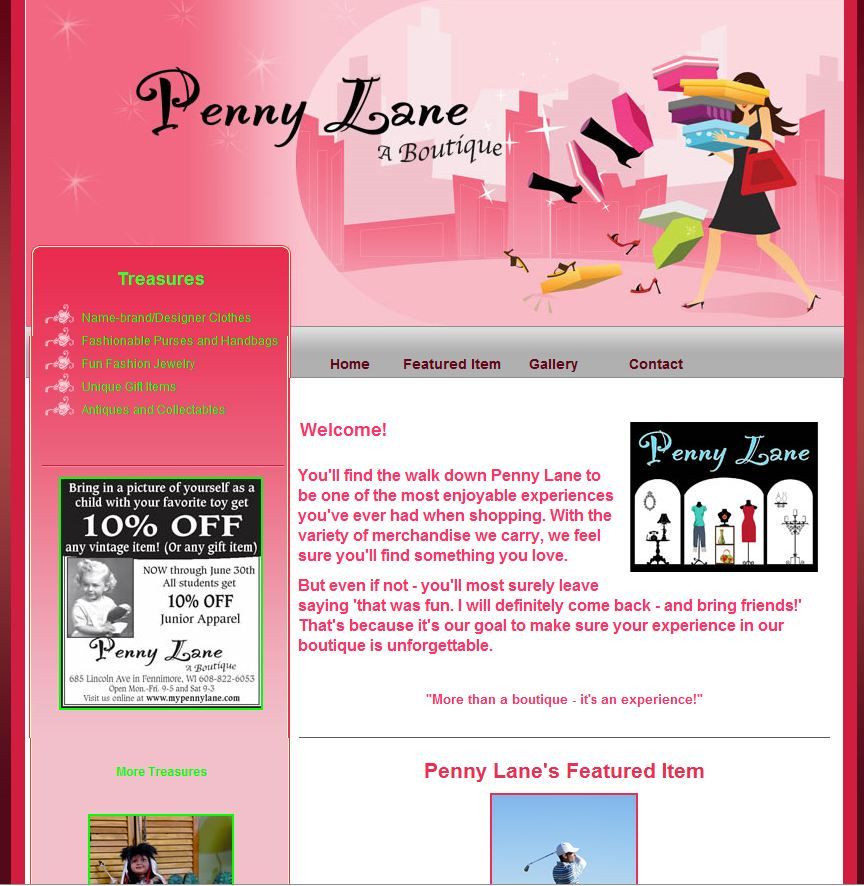 Recently designed web site