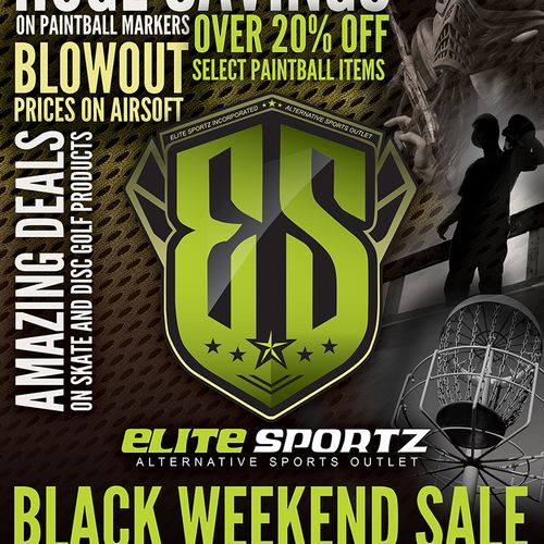 Ad for Elite Sportz in Salina, KS for Black Friday