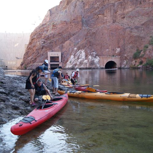 Kayak Hoover Dam Tour - Launching from the base of