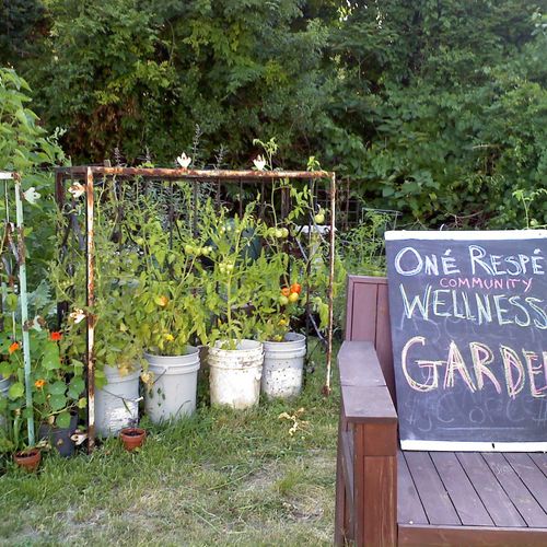 One' Respe' Wellness Garden is a community garden 