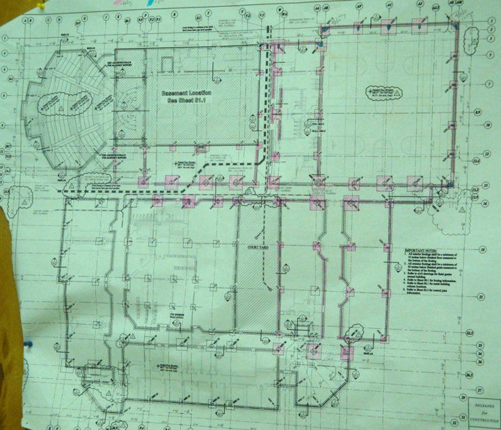 Spencerville Adventist Academy Blueprints