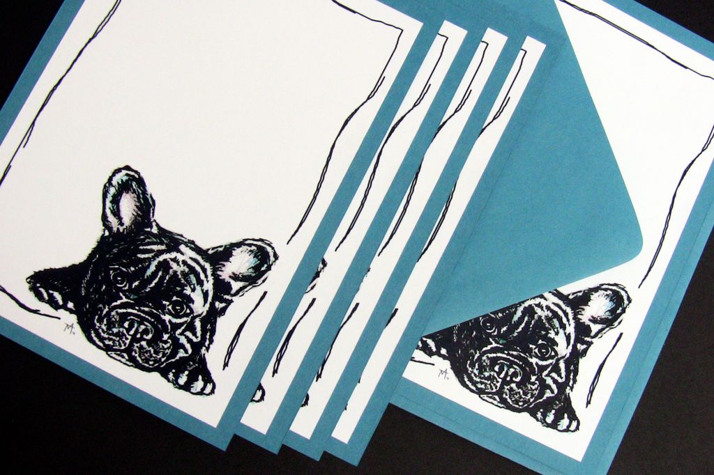 French Bulldog Stationery