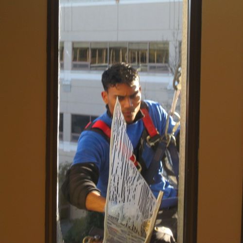 We clean windows