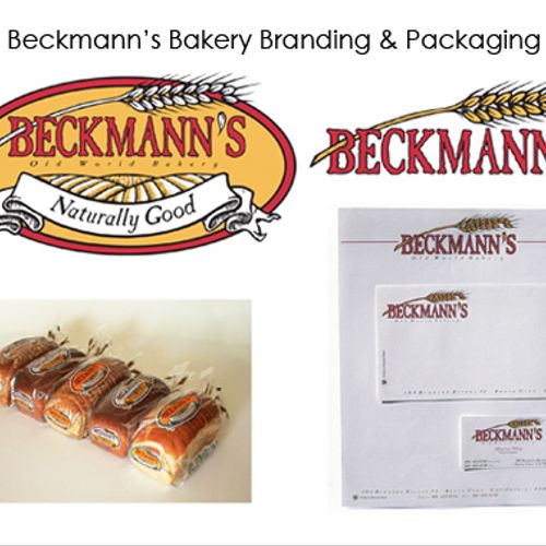 Beckmann's Old World Bakery Branding design projec