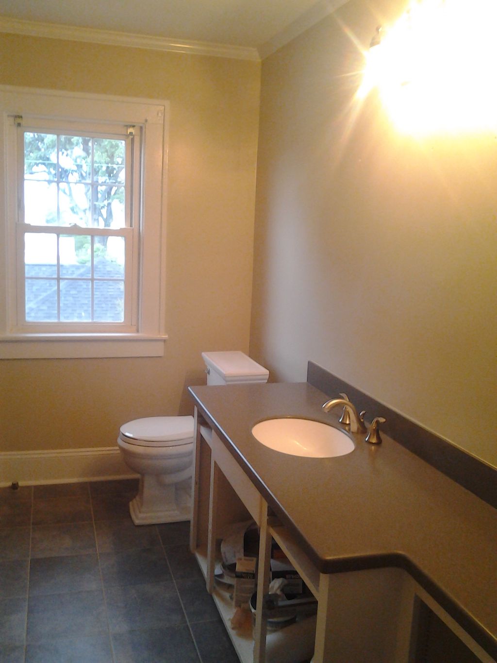 Same Bathroom after ALOT of hard work, but WELL wo