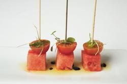 Watermelon Salad Skewer
