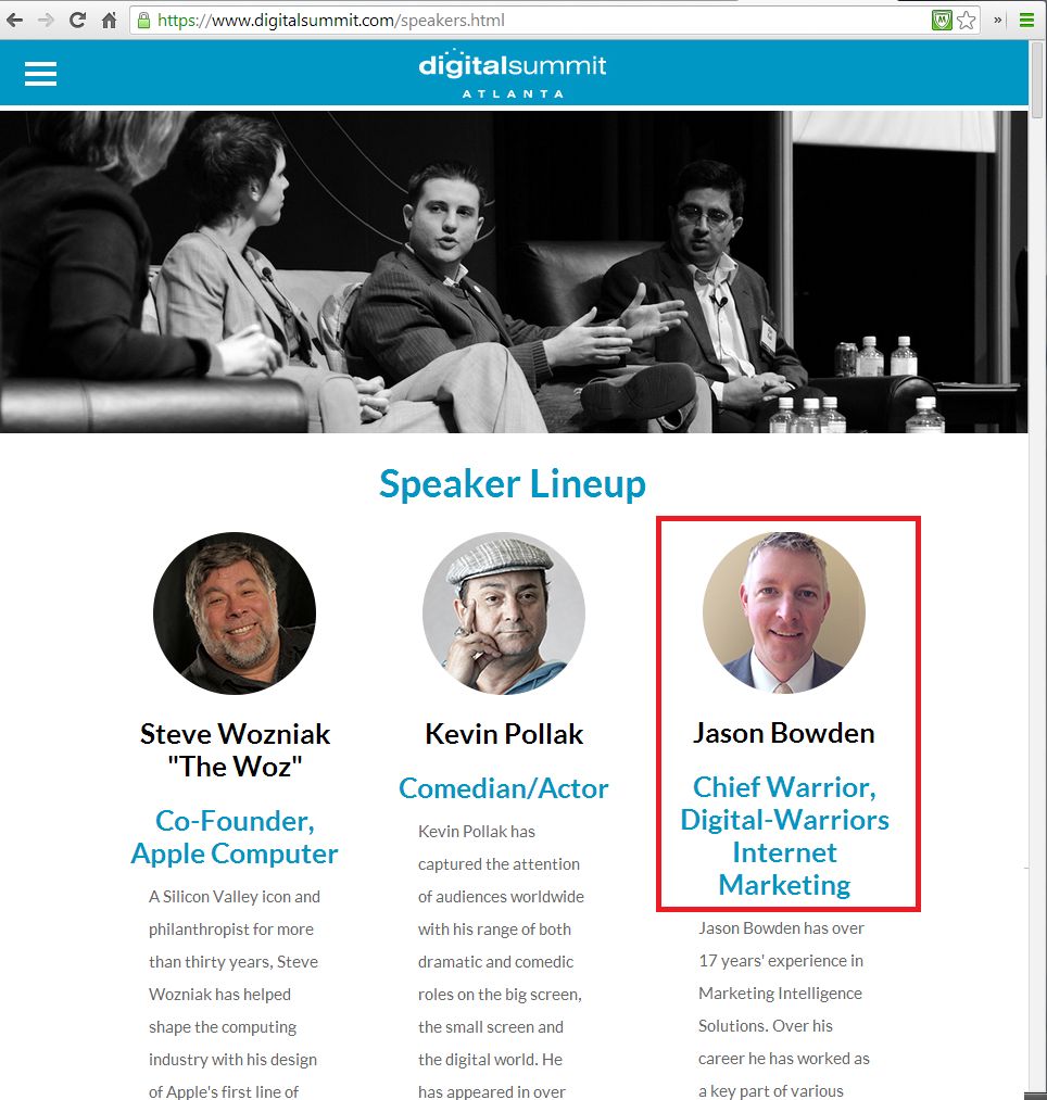 Speaker on Digital Marketing