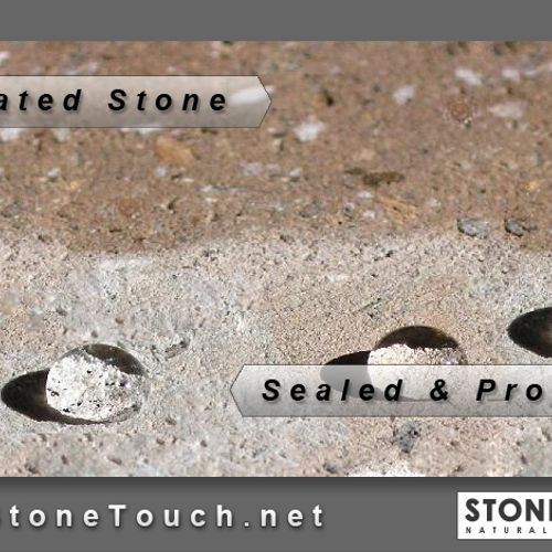 Difference between sealed stone and unsealed stone