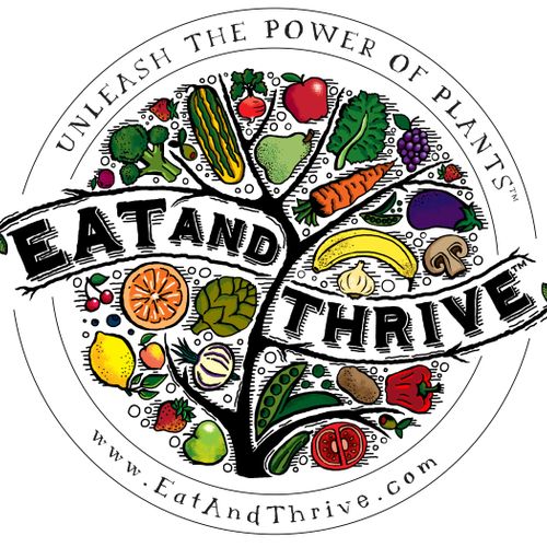 Custom illustrated logo for local organization Eat