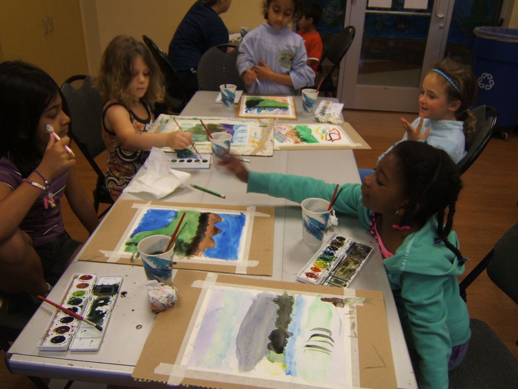 Watercolor at Art Camp.