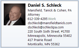 Dan Schleck
Contact Info and Business Card