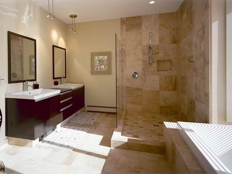 Full bathroom remodel, new fixtures and new tile f