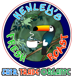 Logo for Henley's Fresh Roast website.