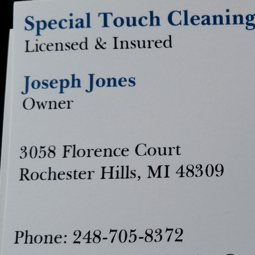 Special Touch Cleaning Service