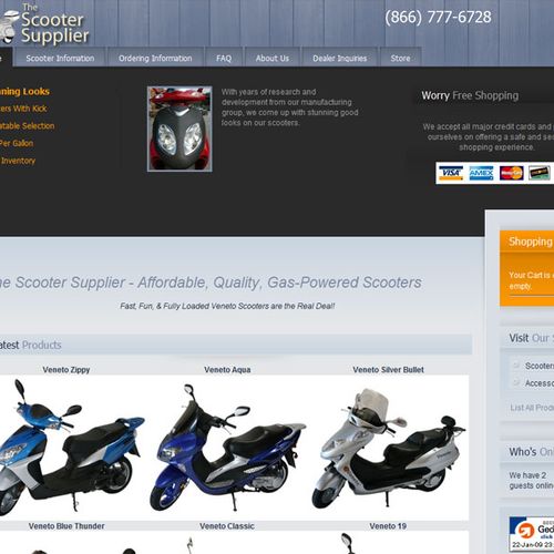 The Scooter Supplier - Website Development / SEO