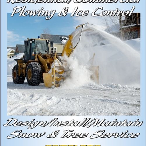 Full service snow plowing and salting