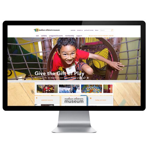 Madison Children's Museum website design