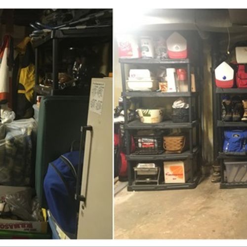 Basement Before & After