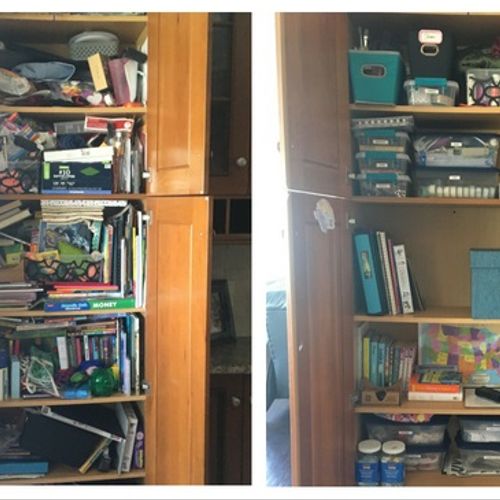 Craft Cabinet Before & After