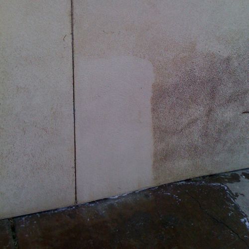 We do pressure washing as well and can remove stai