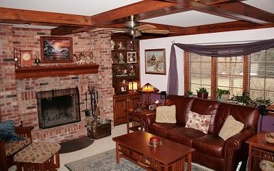 Homes with family rooms and cozy fireplaces for th
