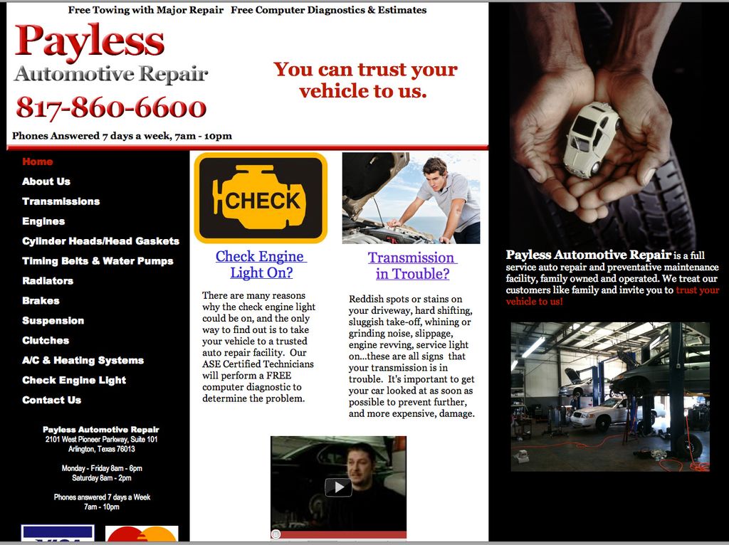 http://www.paylessautomotiverepair.com
Payless Aut