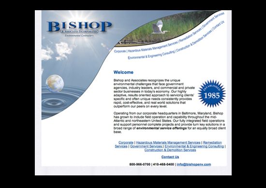 Bishop and Associates website