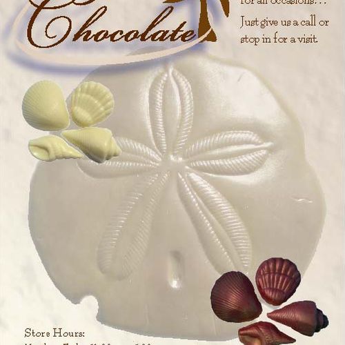 Full page magazine ad, Old Naples Chocolate, Naple