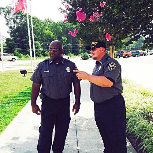 Two of our Security Officers at one of the many ga
