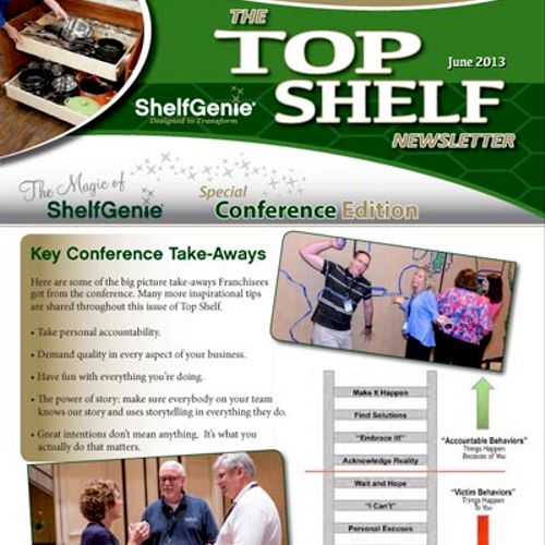 ShelfGenie The Top Shelf online interactive newsle