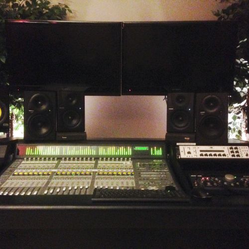 Advanced Recording Studios control room. Pro Tools