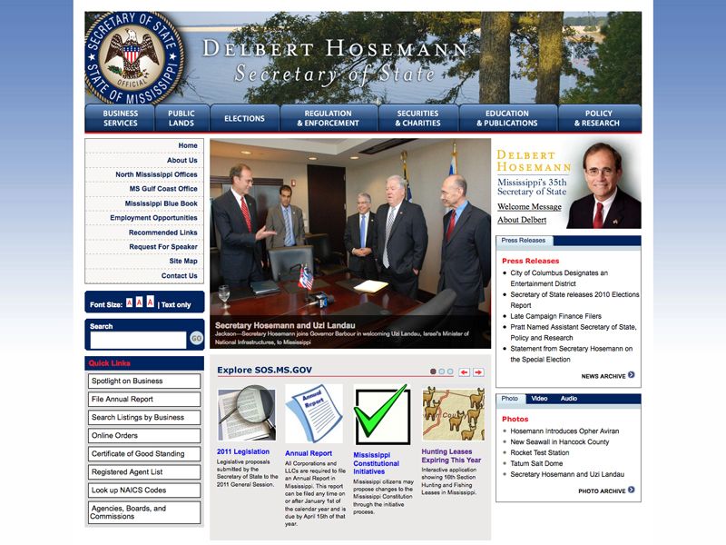 MS Secretary of State - We worked with Marketing A